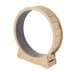 VEVOR Wooden Cat Exercise Wheel, 52" Large Cat Treadmill Wheel for Indoor Cats VEVOR Wooden Cat Exercise Wheel, 52" Large Cat Treadmill Wheel for Indoor Cats