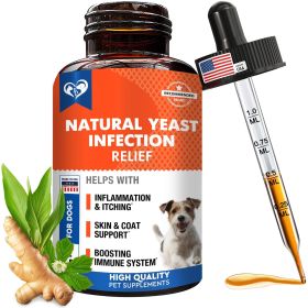 Natural Dog Yeast Infection Anti Itch Treatment Itchy Ears Skin & Allergy Symptoms Relief Reduces Inflammation & Relieves Irritation Herbal Medic Natural Dog Yeast Infection Anti Itch Treatment Itchy Ears Skin & Allergy Symptoms Relief Reduces Inflammation & Relieves Irritation Herbal Medic